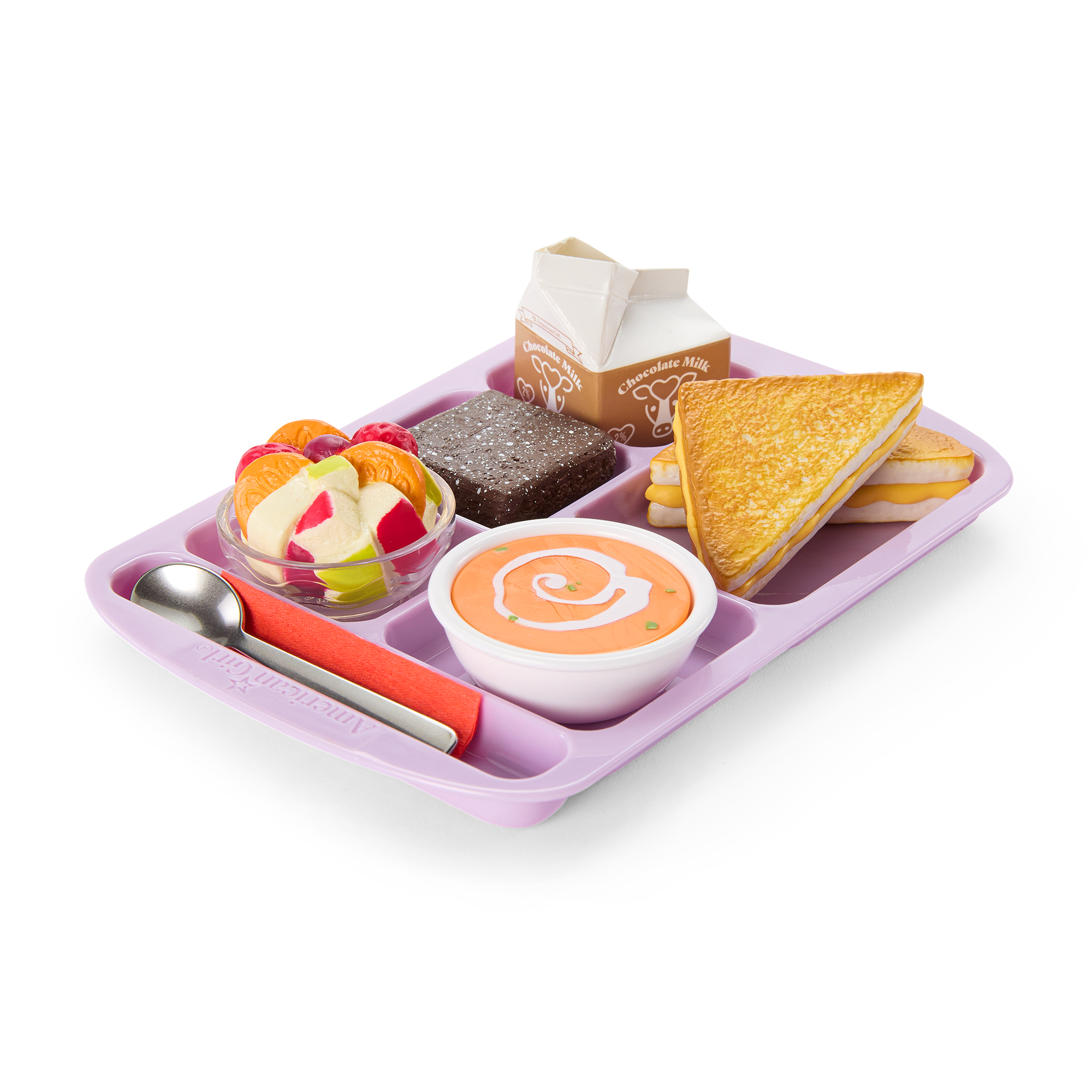 18-Inch Doll Hot Lunch Set with Grilled Cheese & Soup