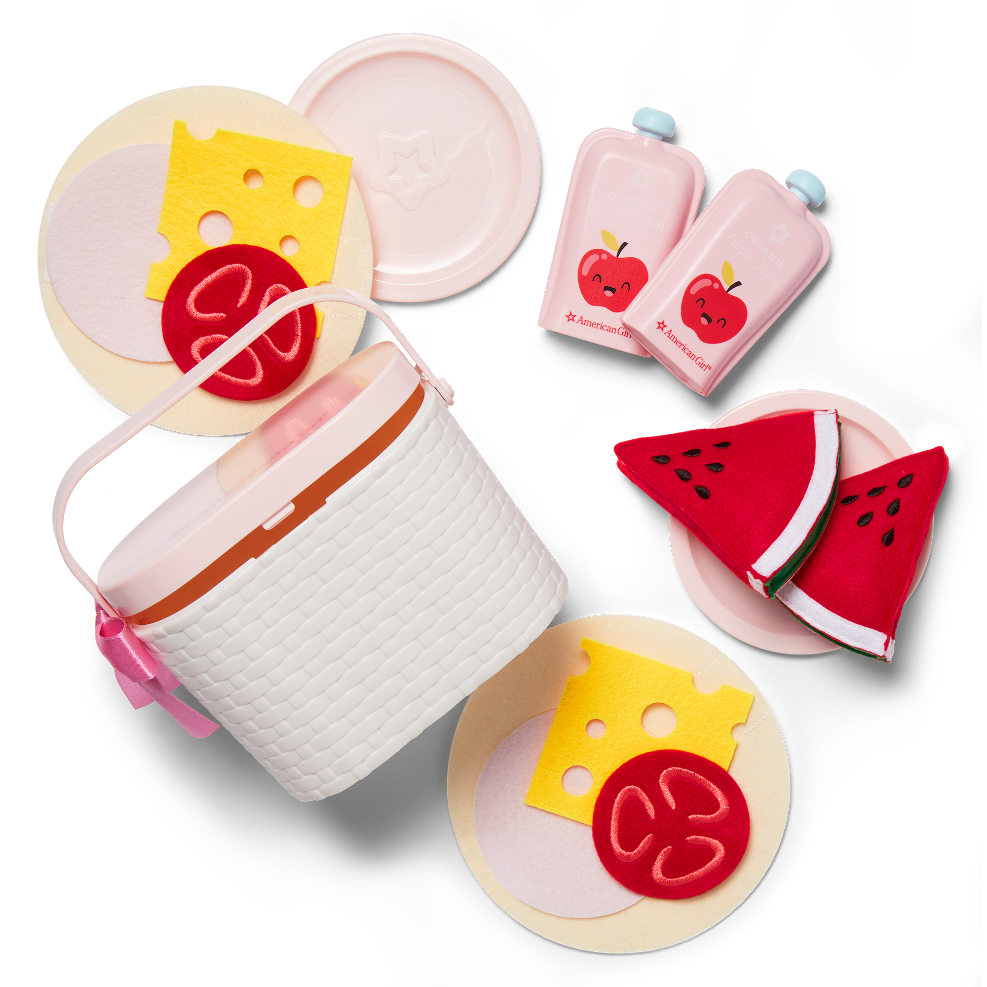 Bitty Baby Picnic Set with Basket & Pretend Food for Toddlers