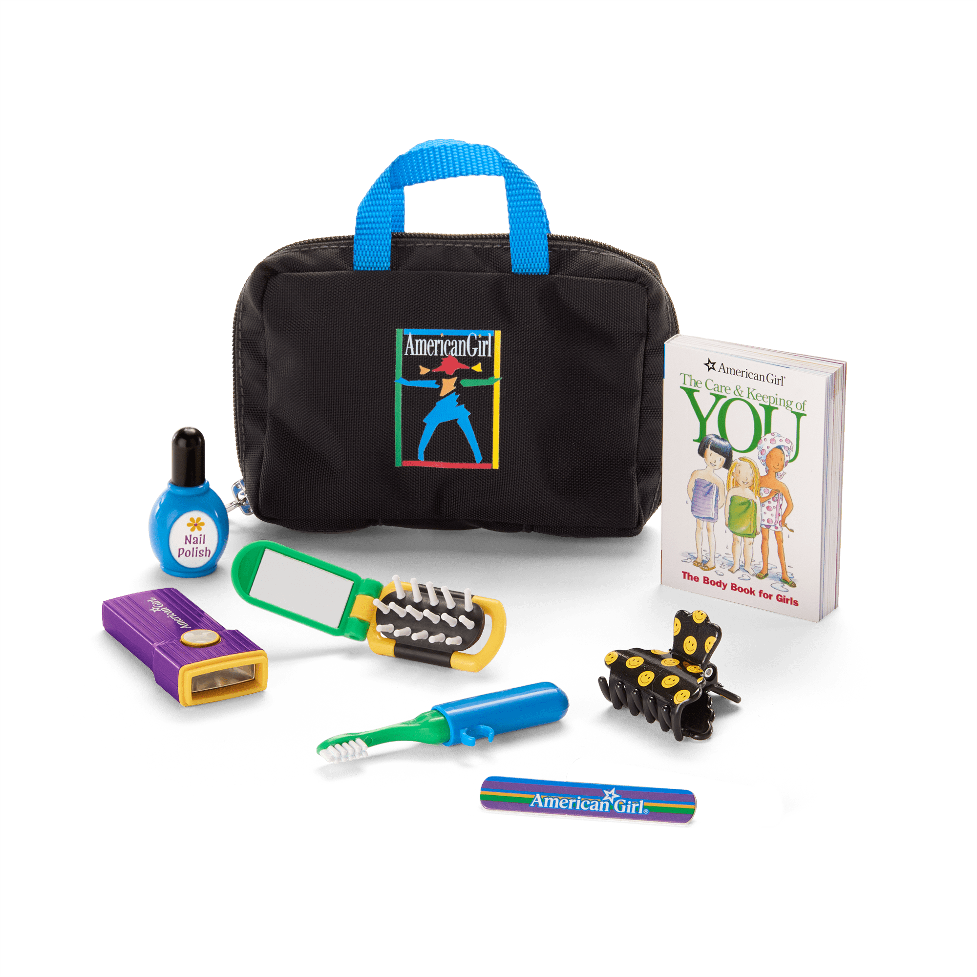 18-inch Doll Slumber Party Kit with 90s Accessories – Isabel & Nicki