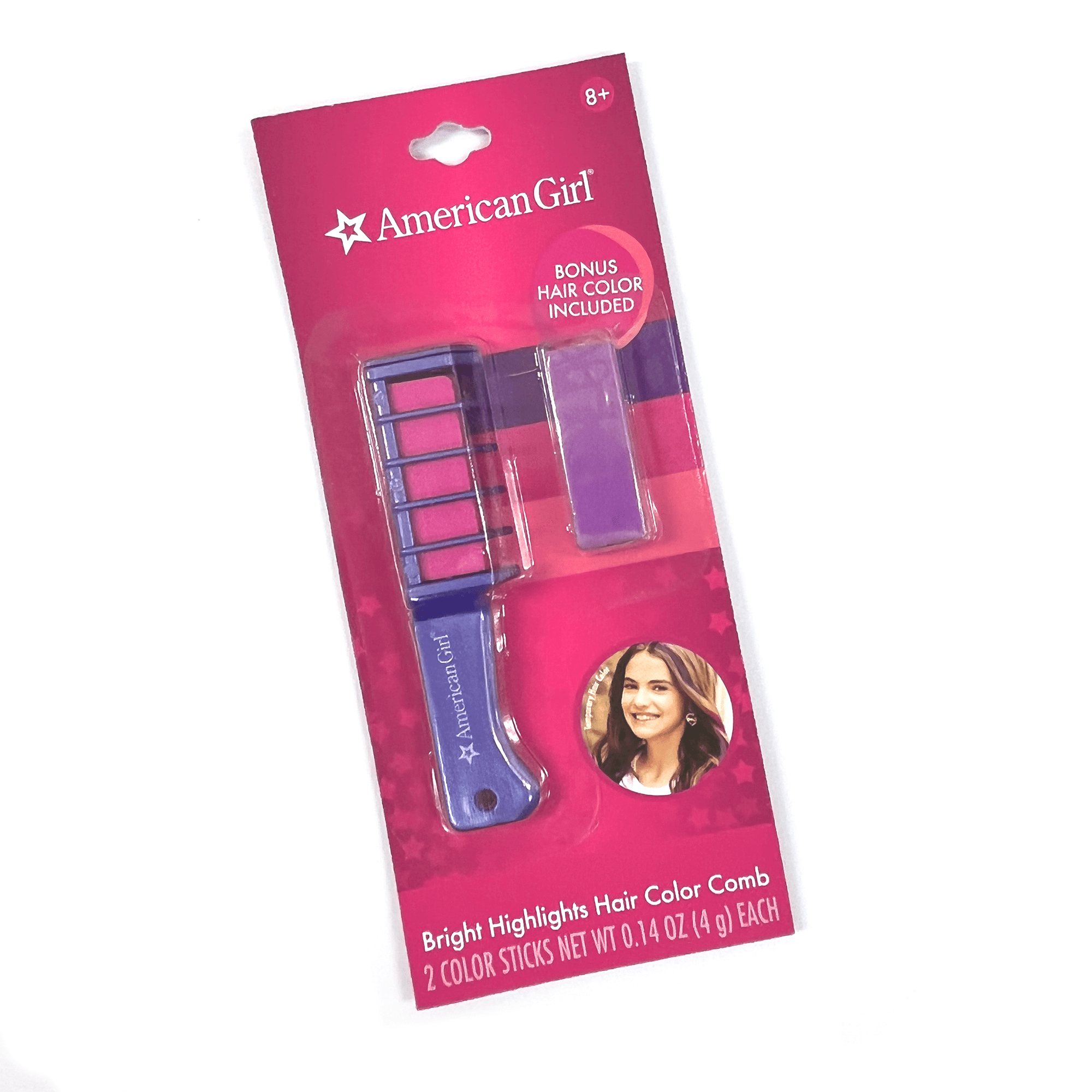 Color Comb for Girls with Bright Highlights - Washable & Cruelty-Free