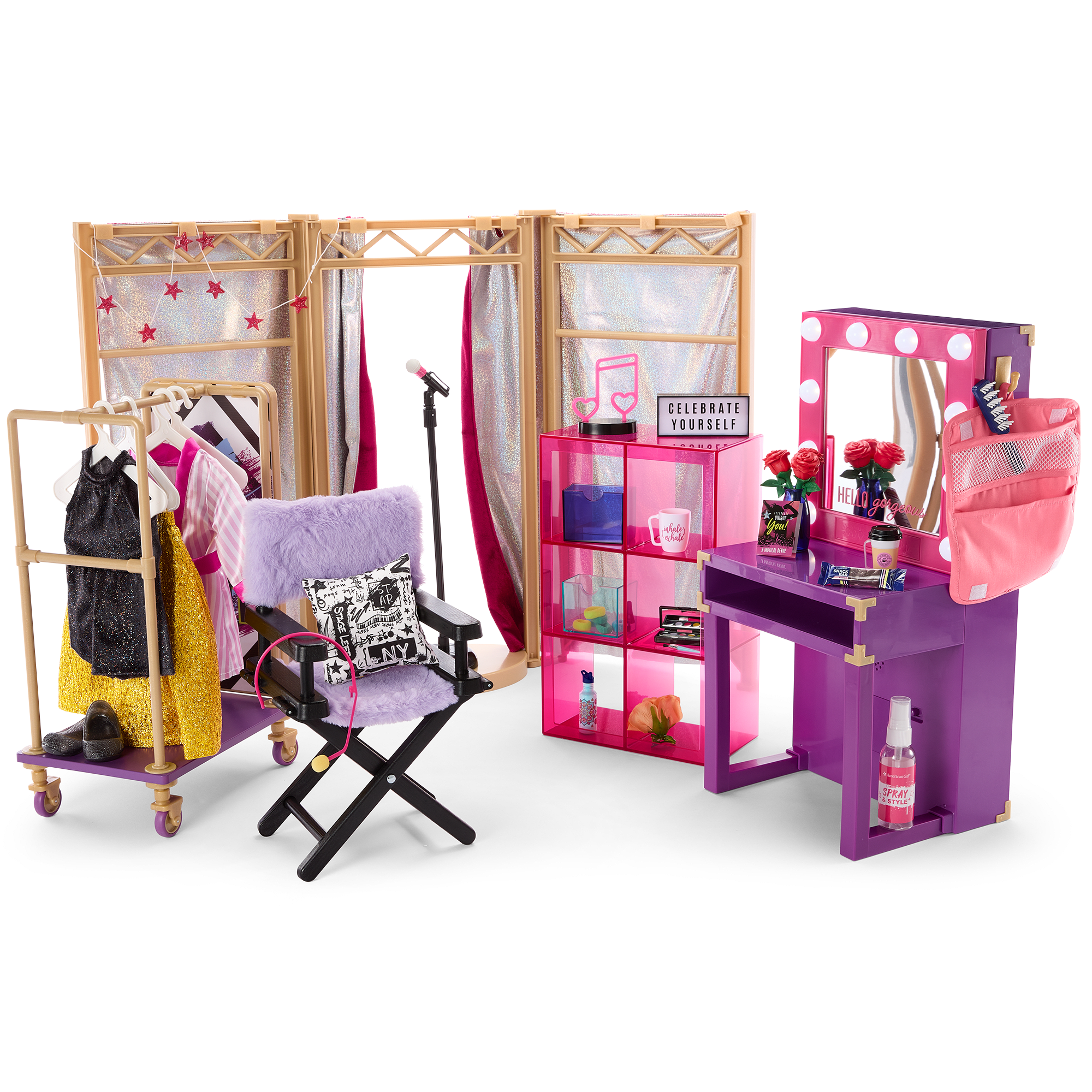 18-Inch Doll Theater Set with Lights, Stage & Costumes