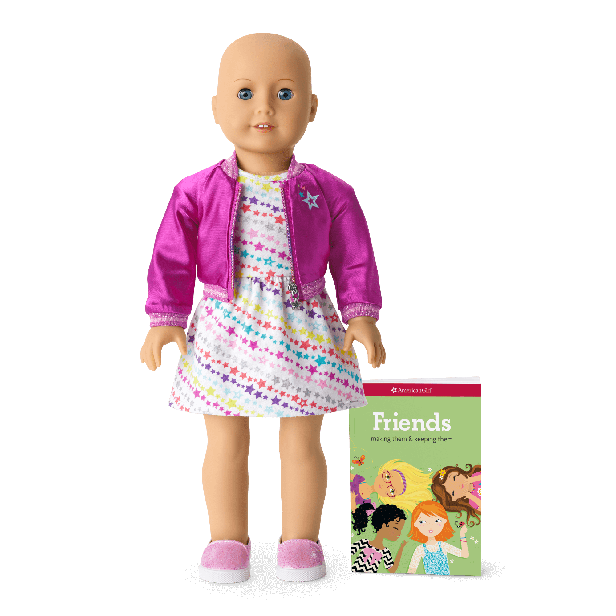 Truly Me #70 Doll with Star Dress & Jacket – 18" Light Blue Eyes