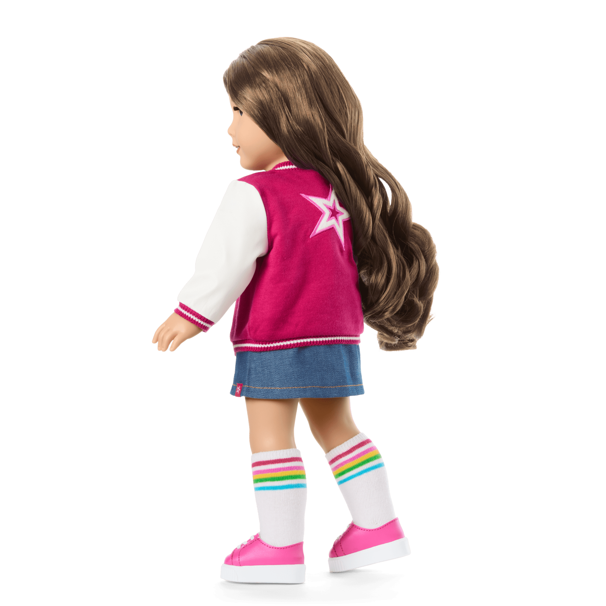 Truly Me 18-inch Doll with Wavy Brown Hair & Varsity Jacket