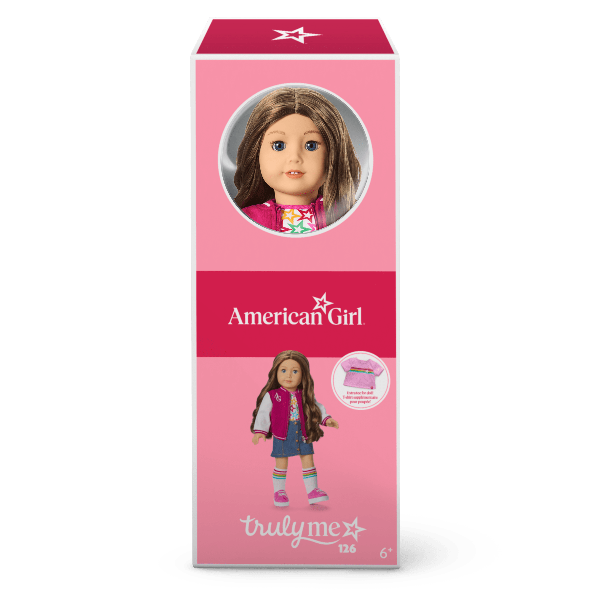 Truly Me 18-inch Doll with Wavy Brown Hair & Varsity Jacket