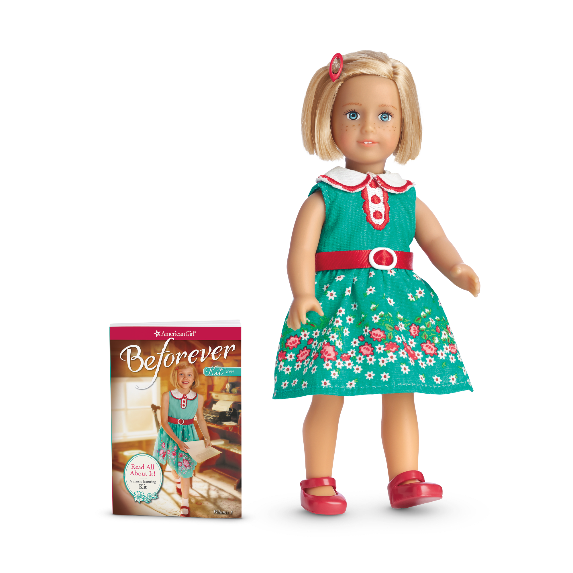 Kit Kittredge Mini Doll with Book - 6.5" 1930s Outfit & Accessories