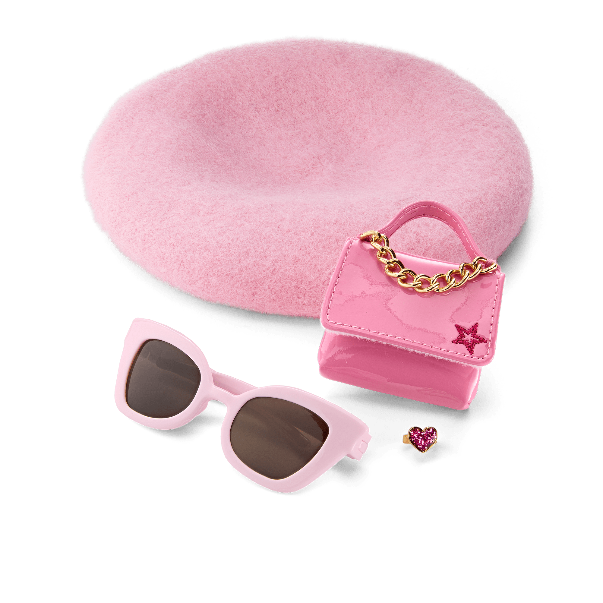 Pink Fashion Accessories Set for 18-Inch Dolls