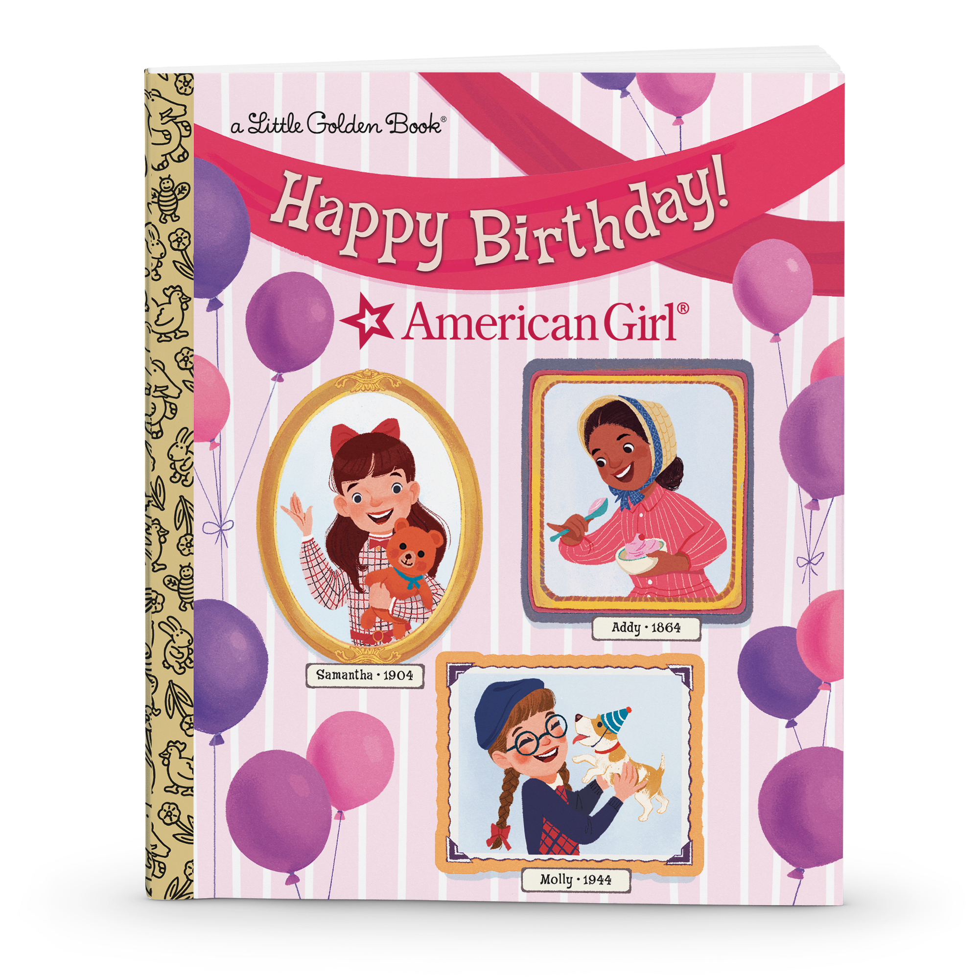 American Girl Happy Birthday Little Golden Book for Kids 2-5