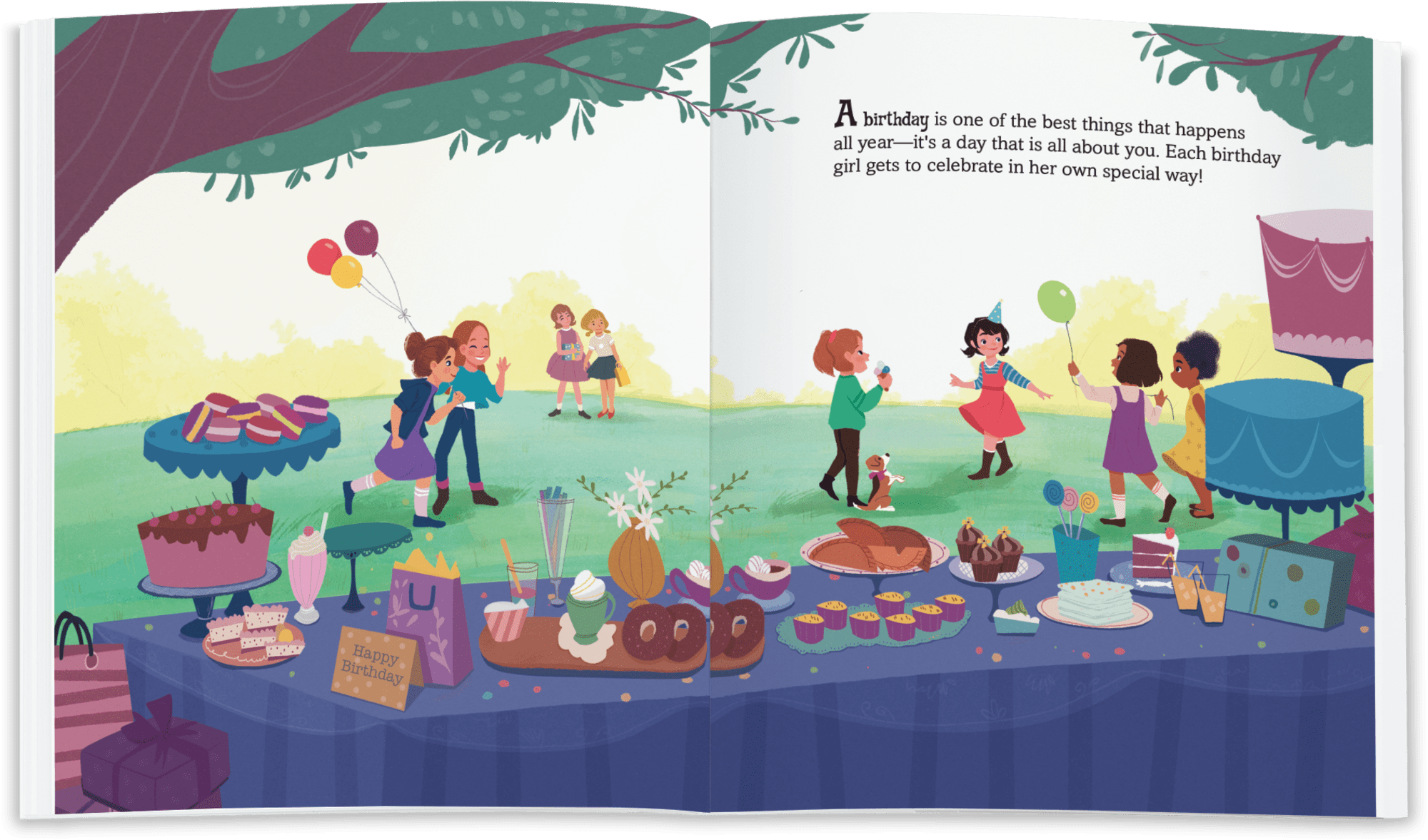 American Girl Happy Birthday Little Golden Book for Kids 2-5