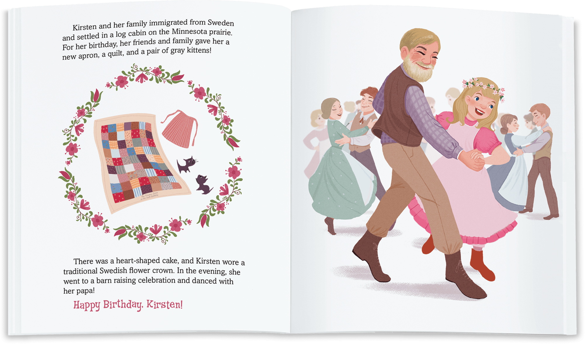 American Girl Happy Birthday Little Golden Book for Kids 2-5