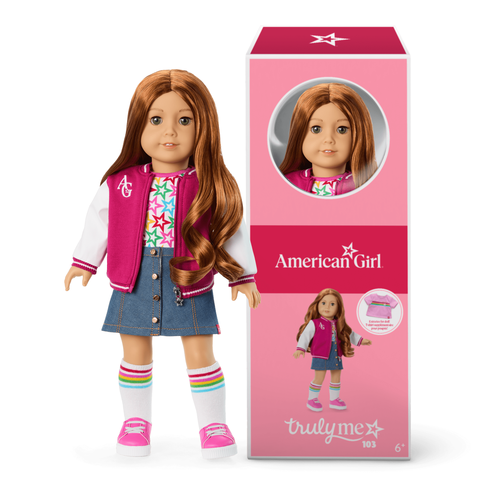 Truly Me 18" Doll with Wavy Red Hair & Varsity Jacket
