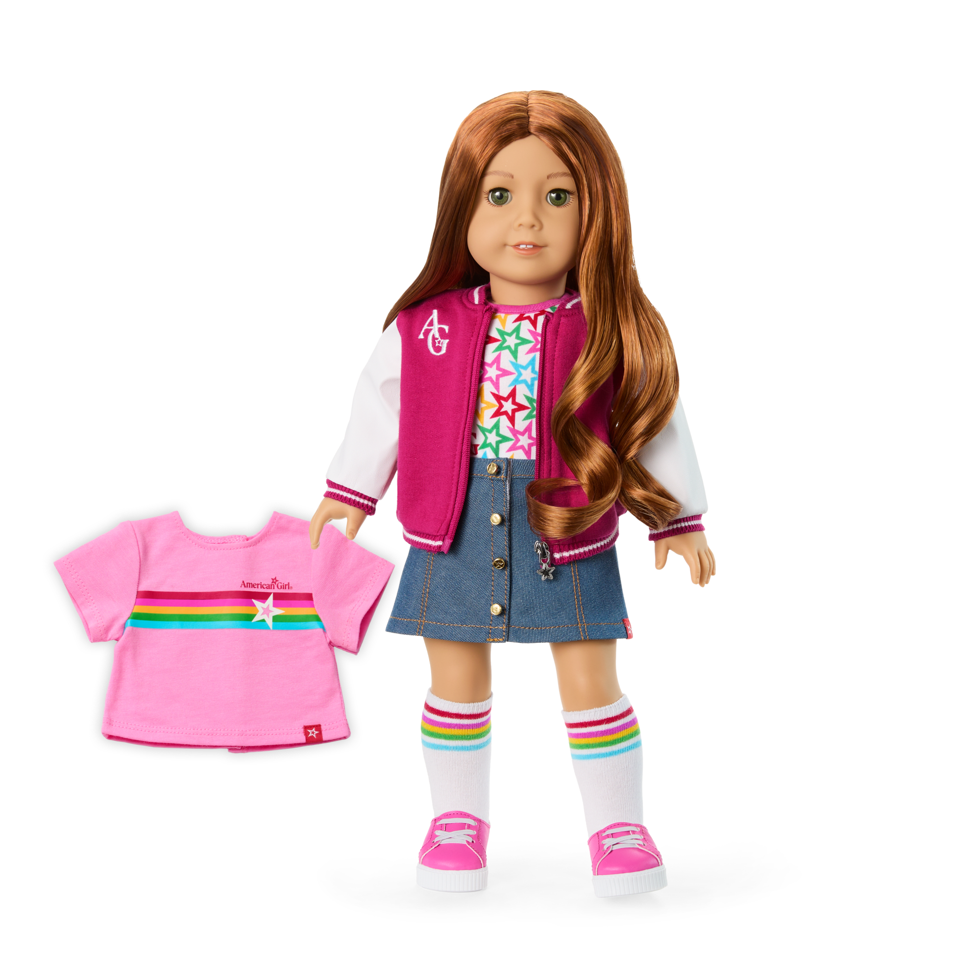 Truly Me 18" Doll with Wavy Red Hair & Varsity Jacket