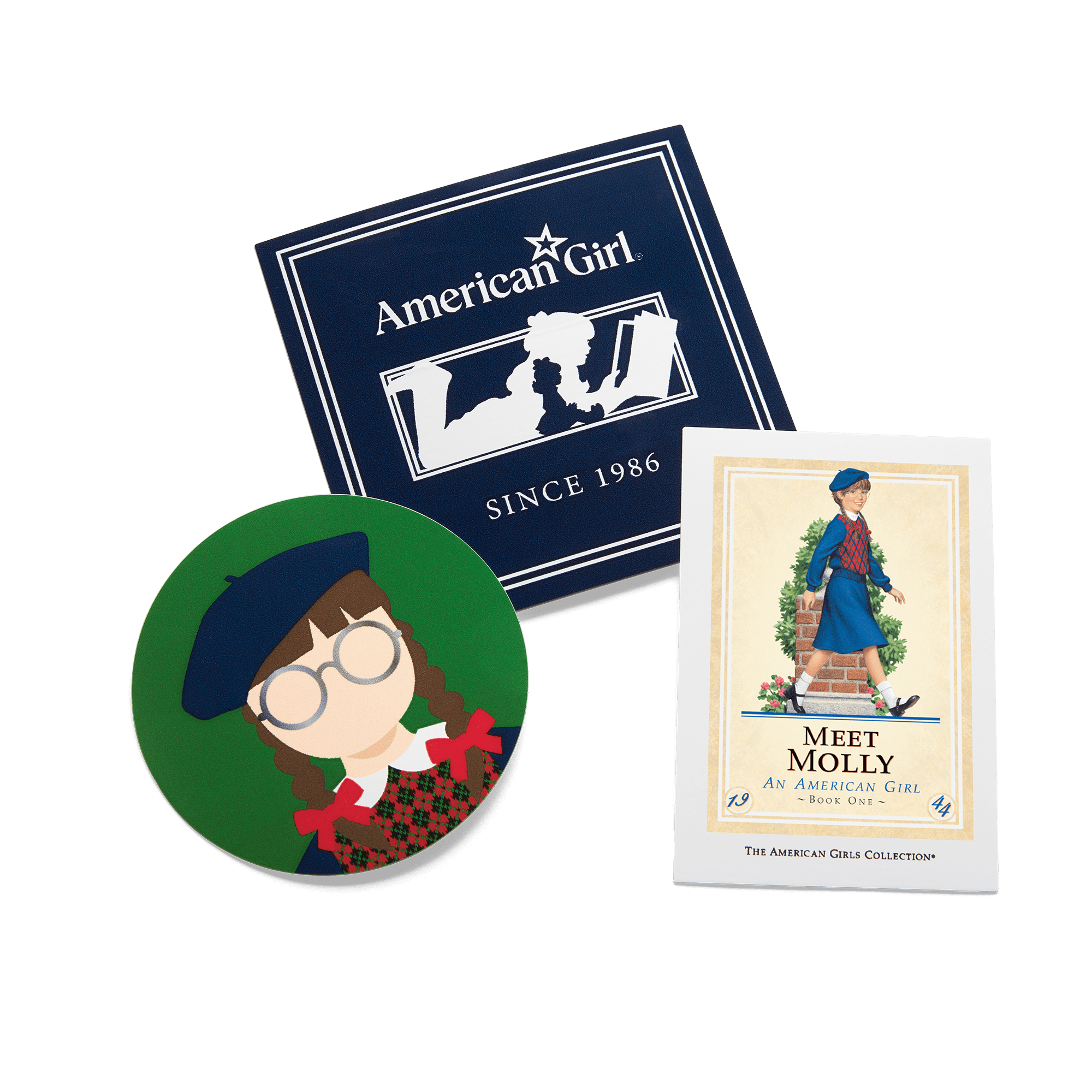 Molly McIntire Historical Character Vinyl Sticker Pack
