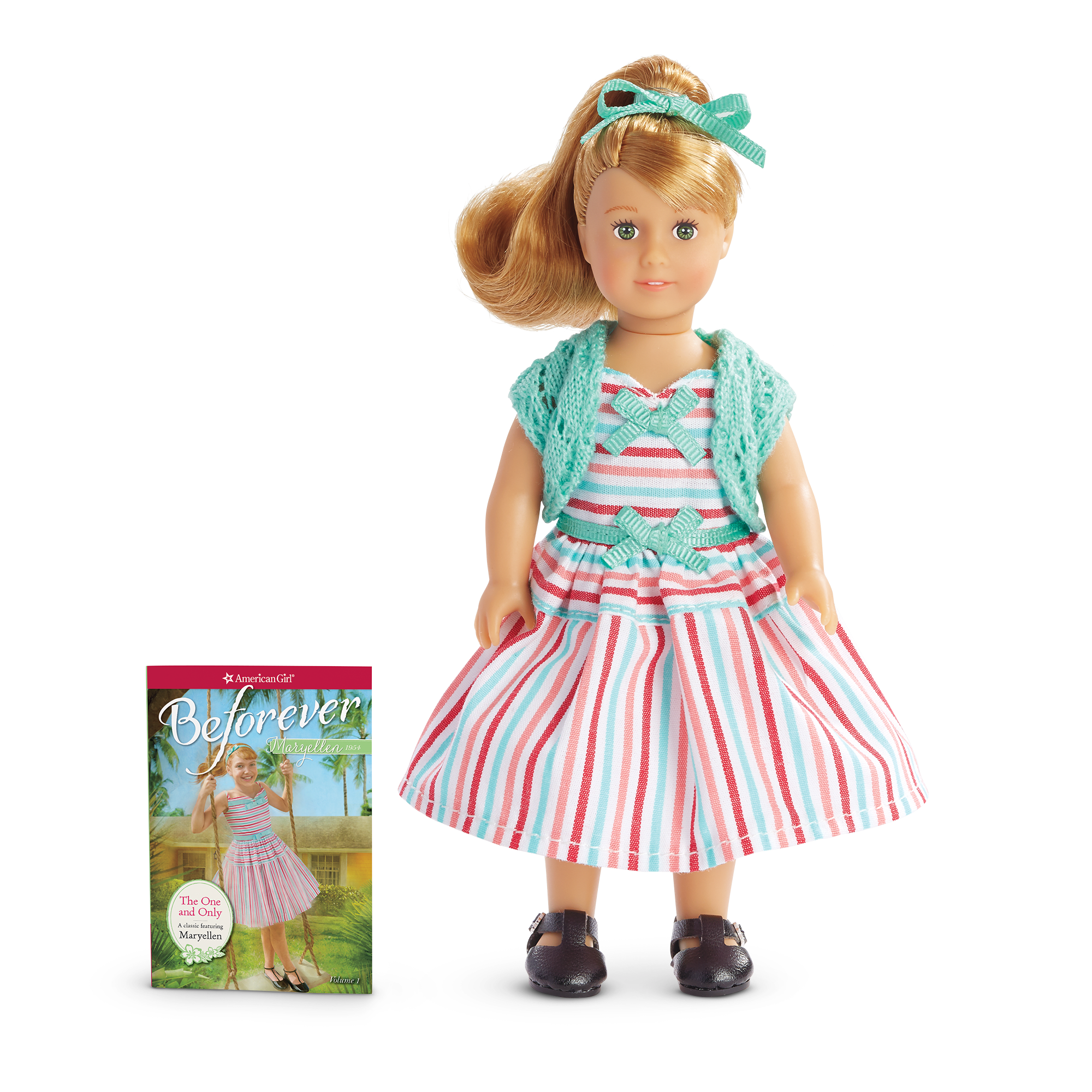 Maryellen Larkin Mini Doll with Book - 1950s Historical Character