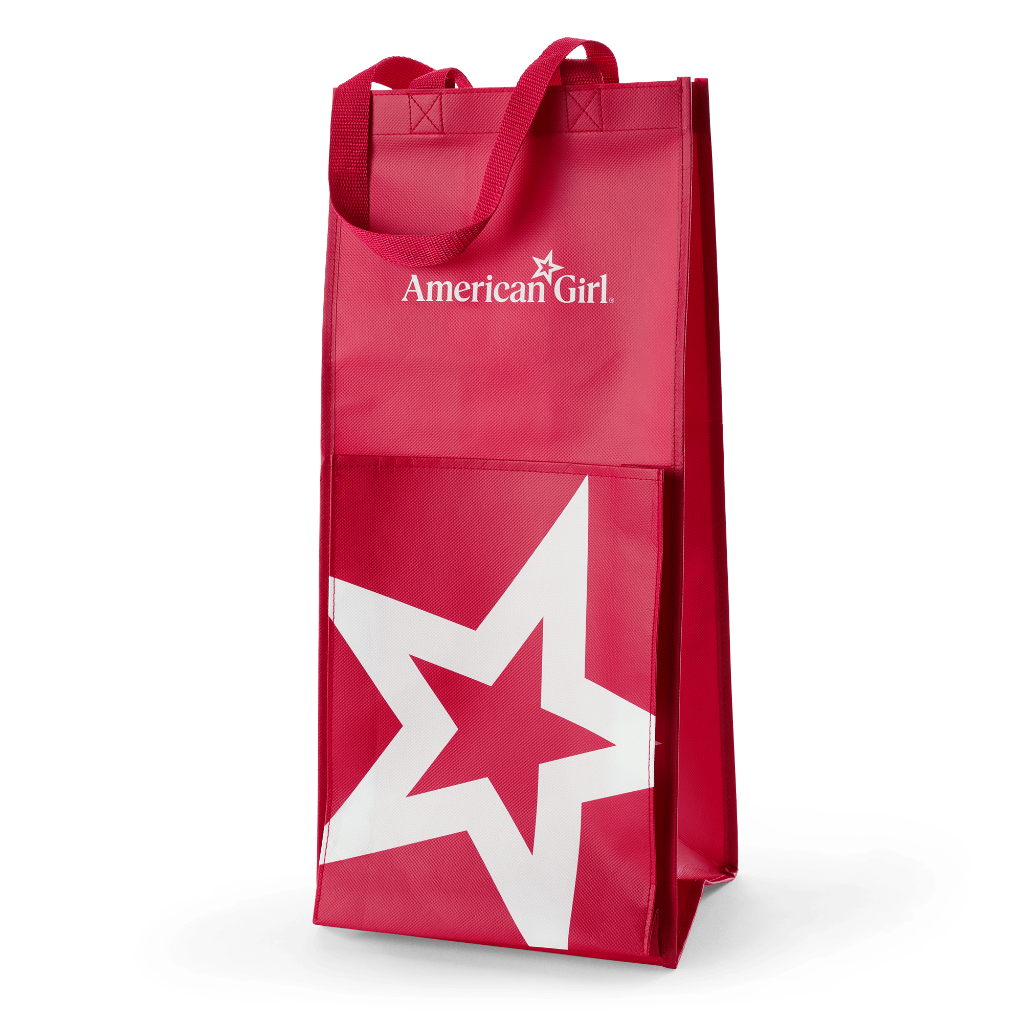 AG™ Reusable Doll Gift Bag with Star Pocket – 18 Inch for WellieWishers & Bitty Baby
