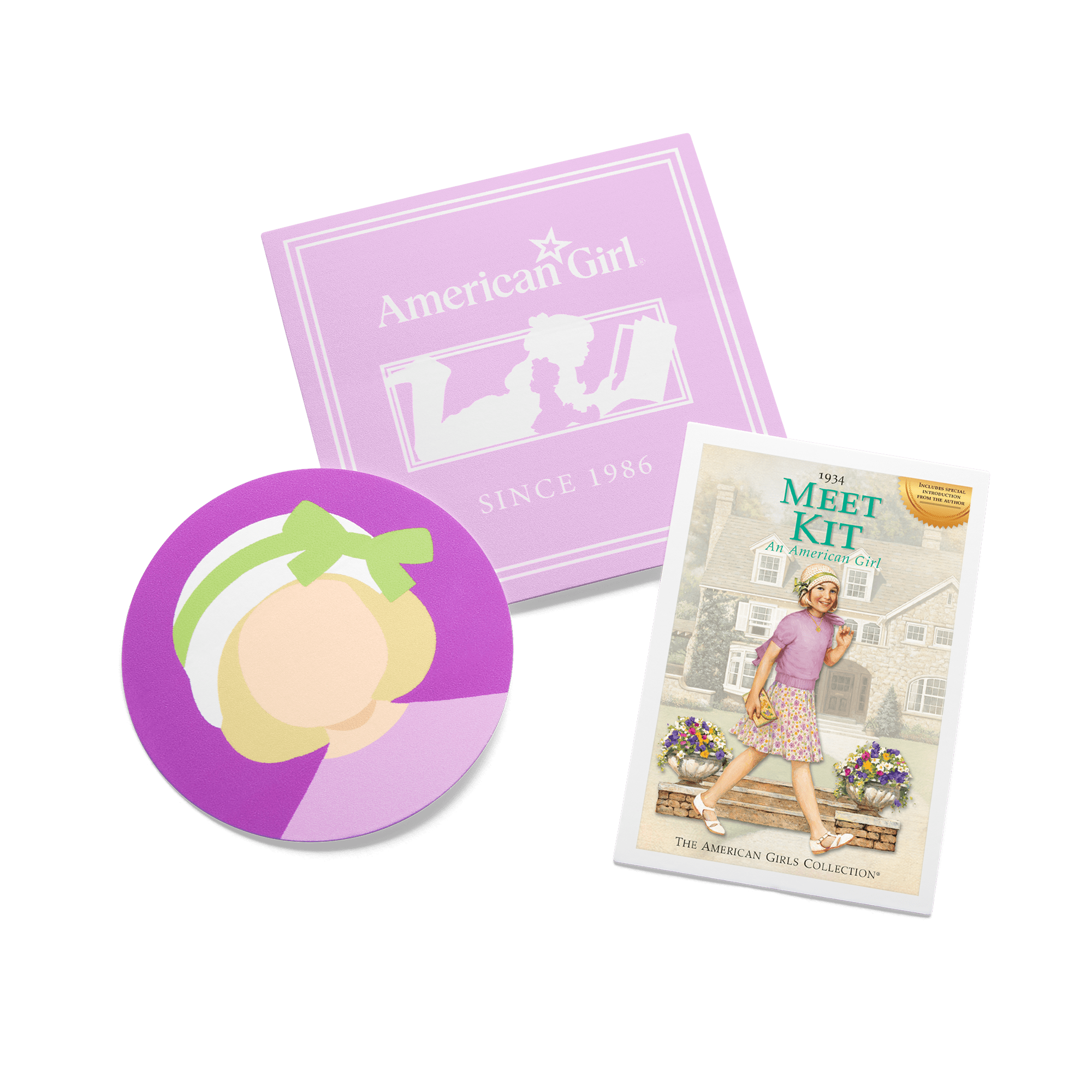 Kit Kittredge Historical Character Vinyl Sticker Pack