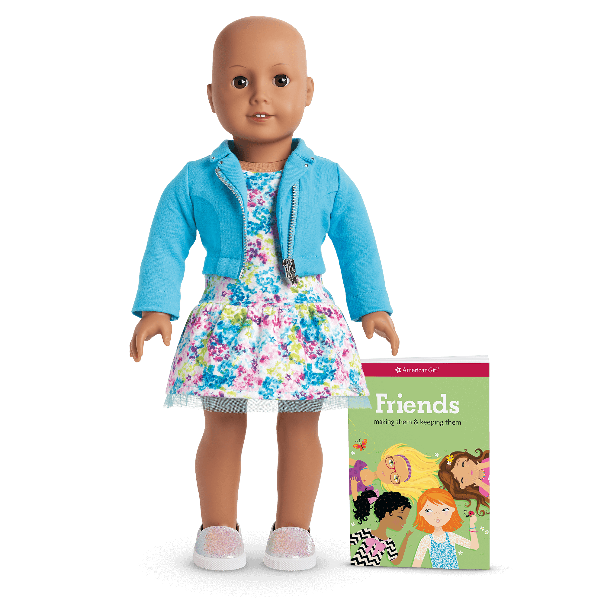American Girl Truly Me #71 Doll - Bald, Medium Skin, Brown Eyes
