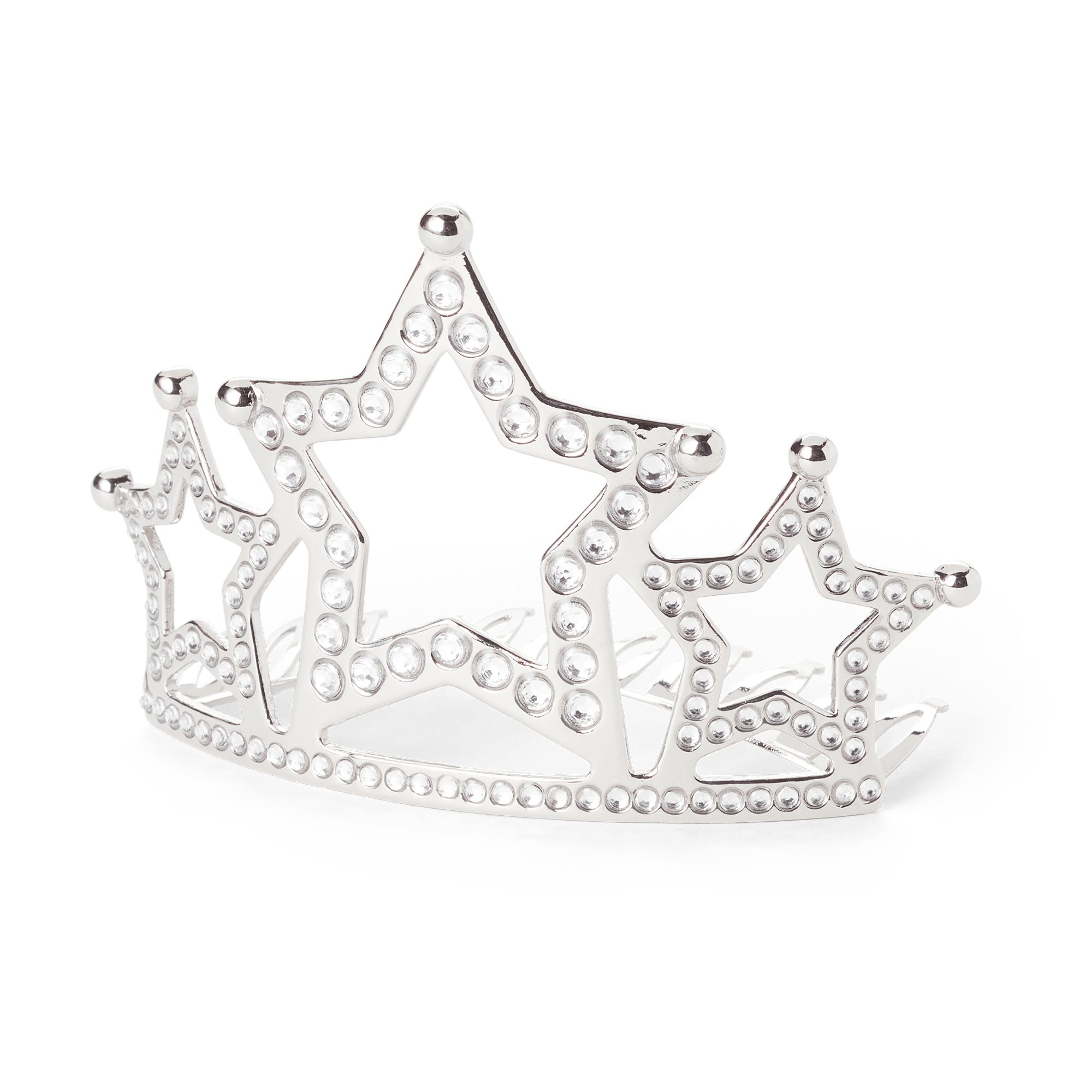 Sparkly Star Tiara for Girls with Comb – Princess Crown Hair Accessory