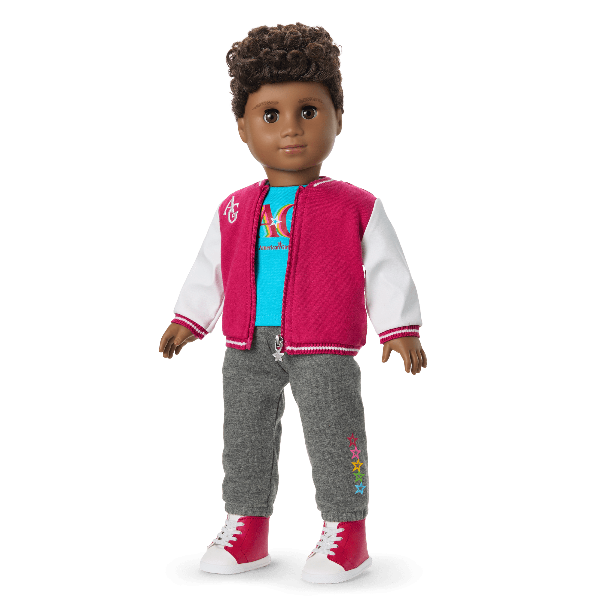 Truly Me™ 18" Doll with Curly Dark-Brown Hair & Deep Skin