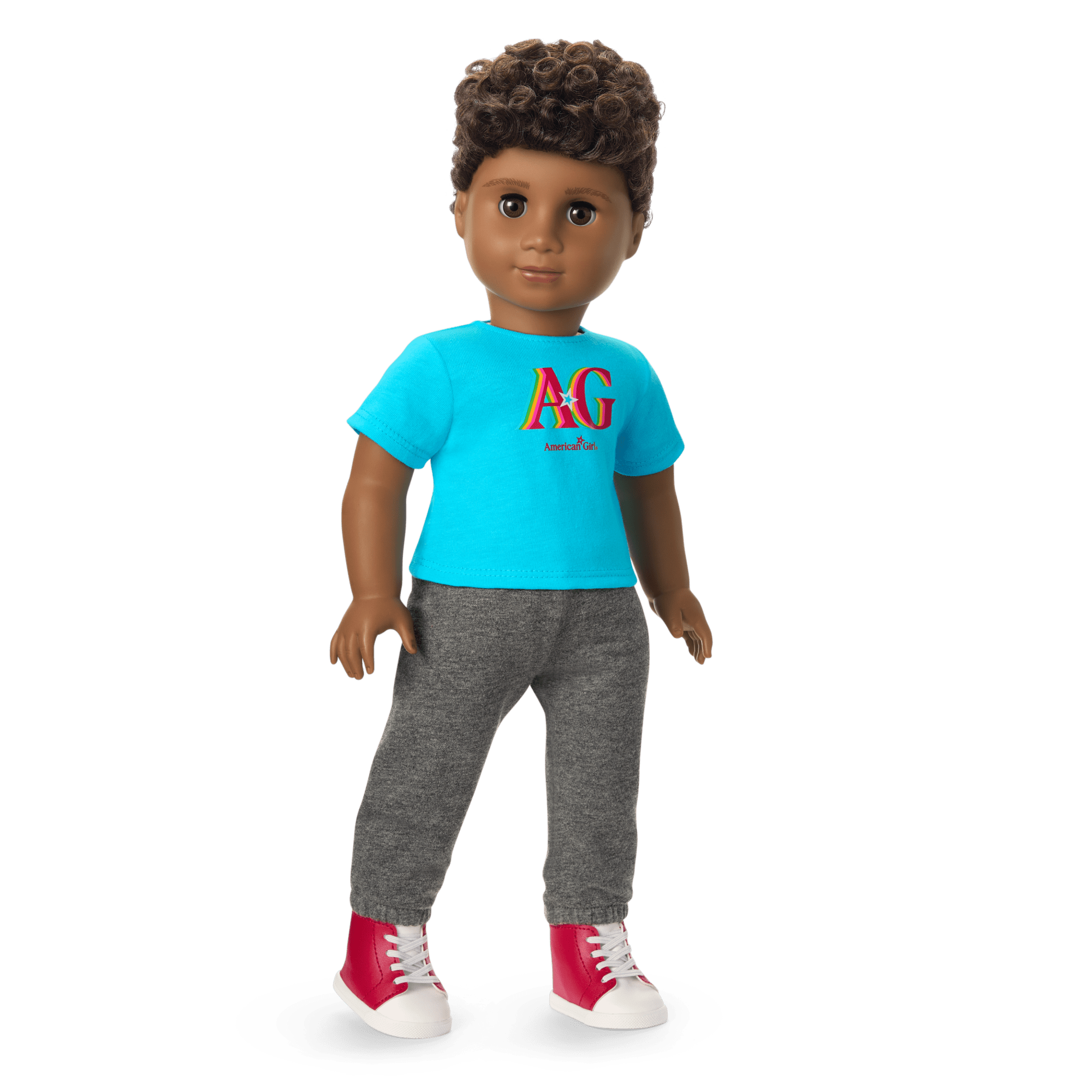 Truly Me™ 18" Doll with Curly Dark-Brown Hair & Deep Skin