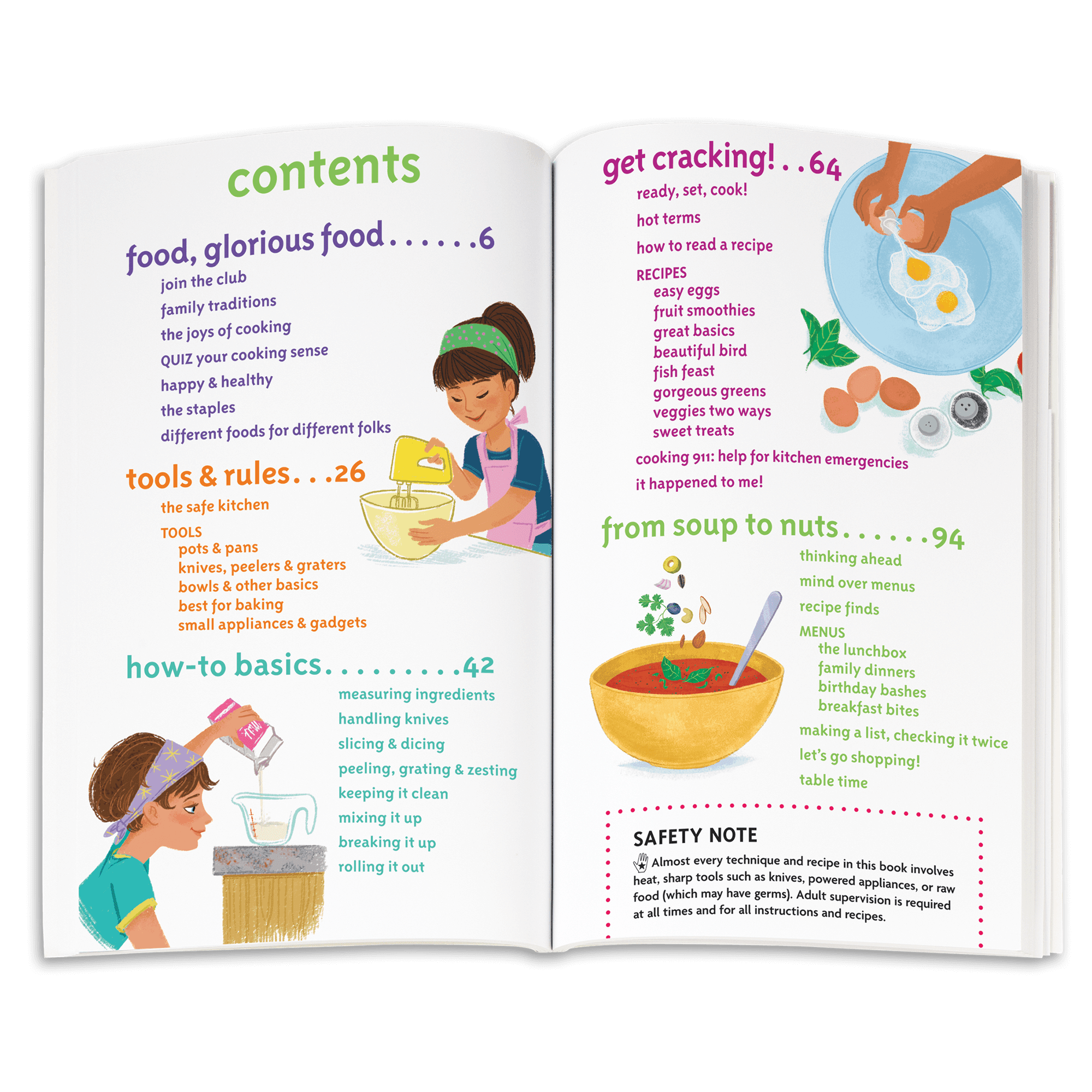 Girls' Cooking Guide Book - Smart Recipes for Beginners