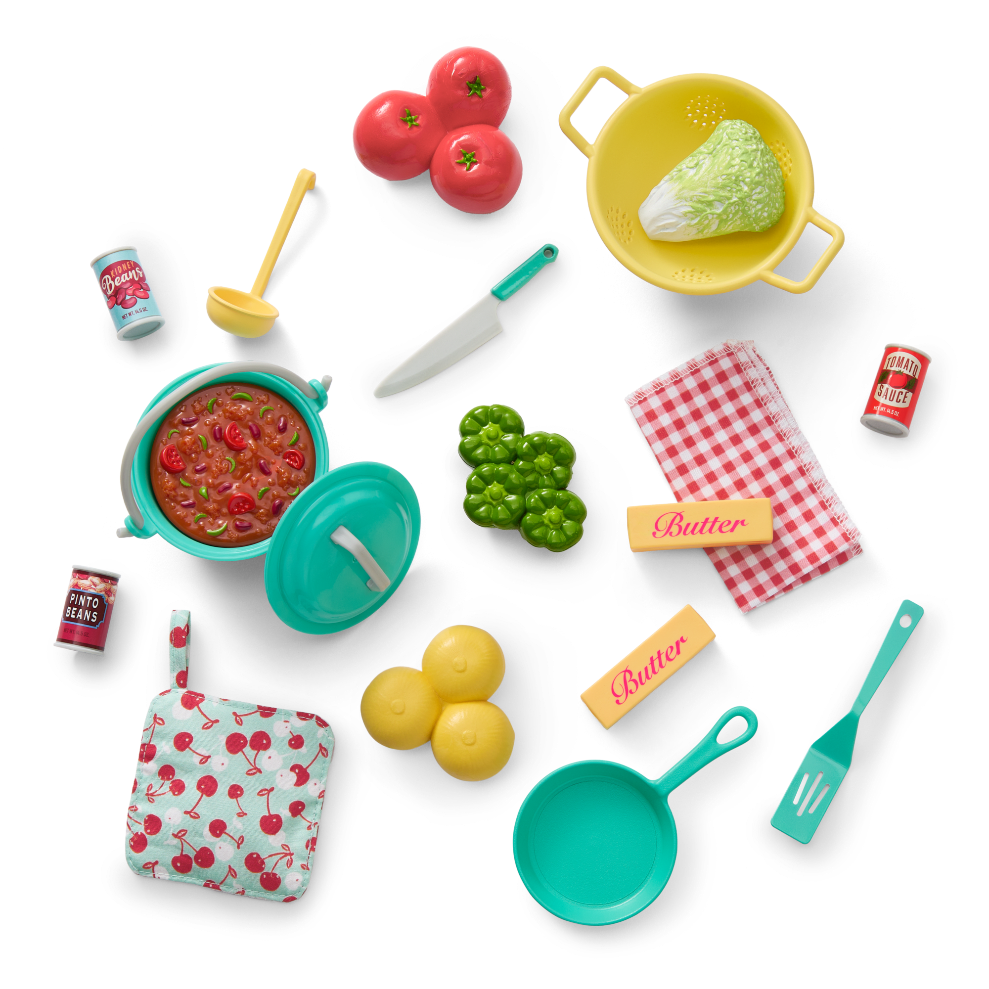 Maryellen’s Vintage Pink Doll Oven Set for 18-inch Dolls