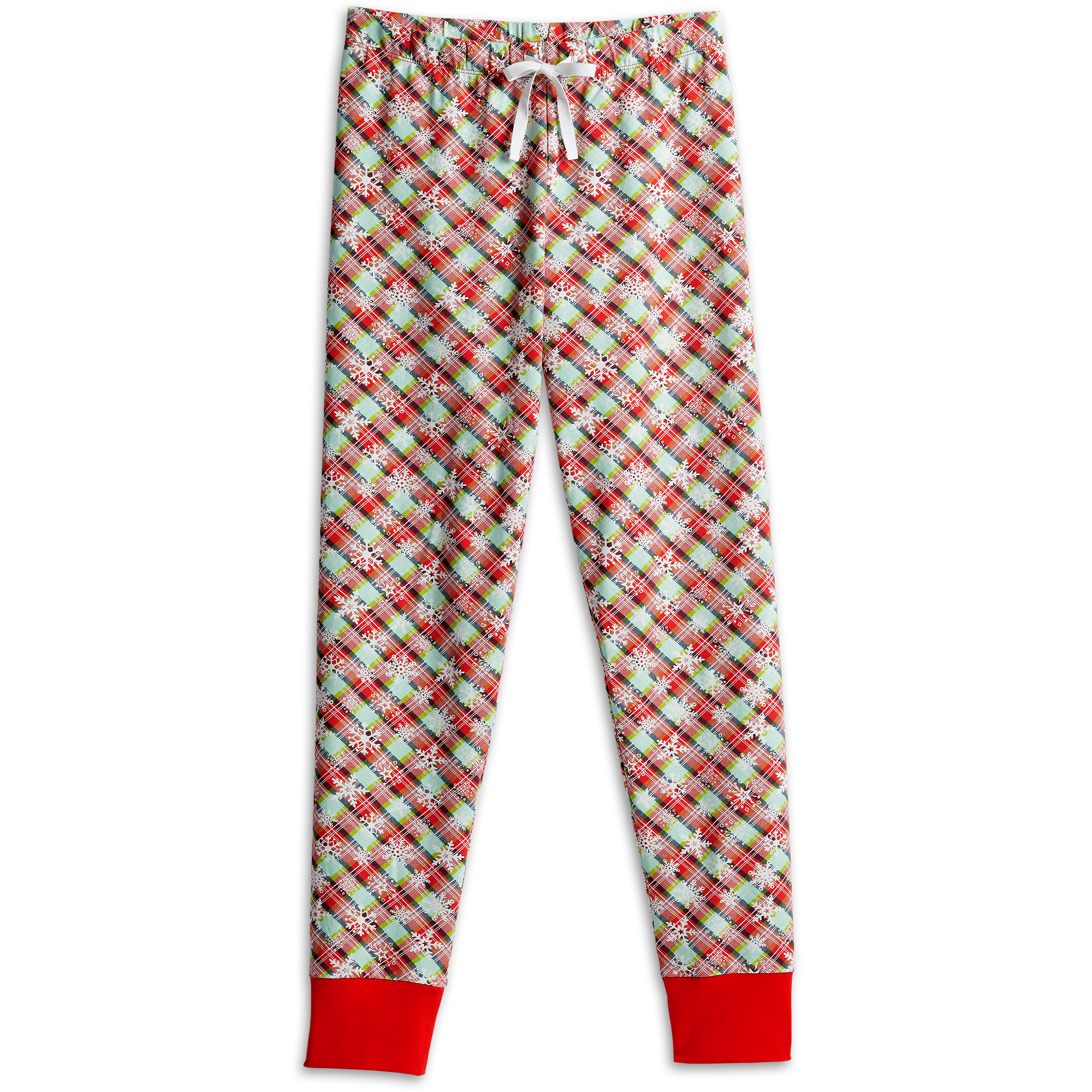 Festive Snowflake Pajama Pants for Women - Cozy Holiday Family Matching